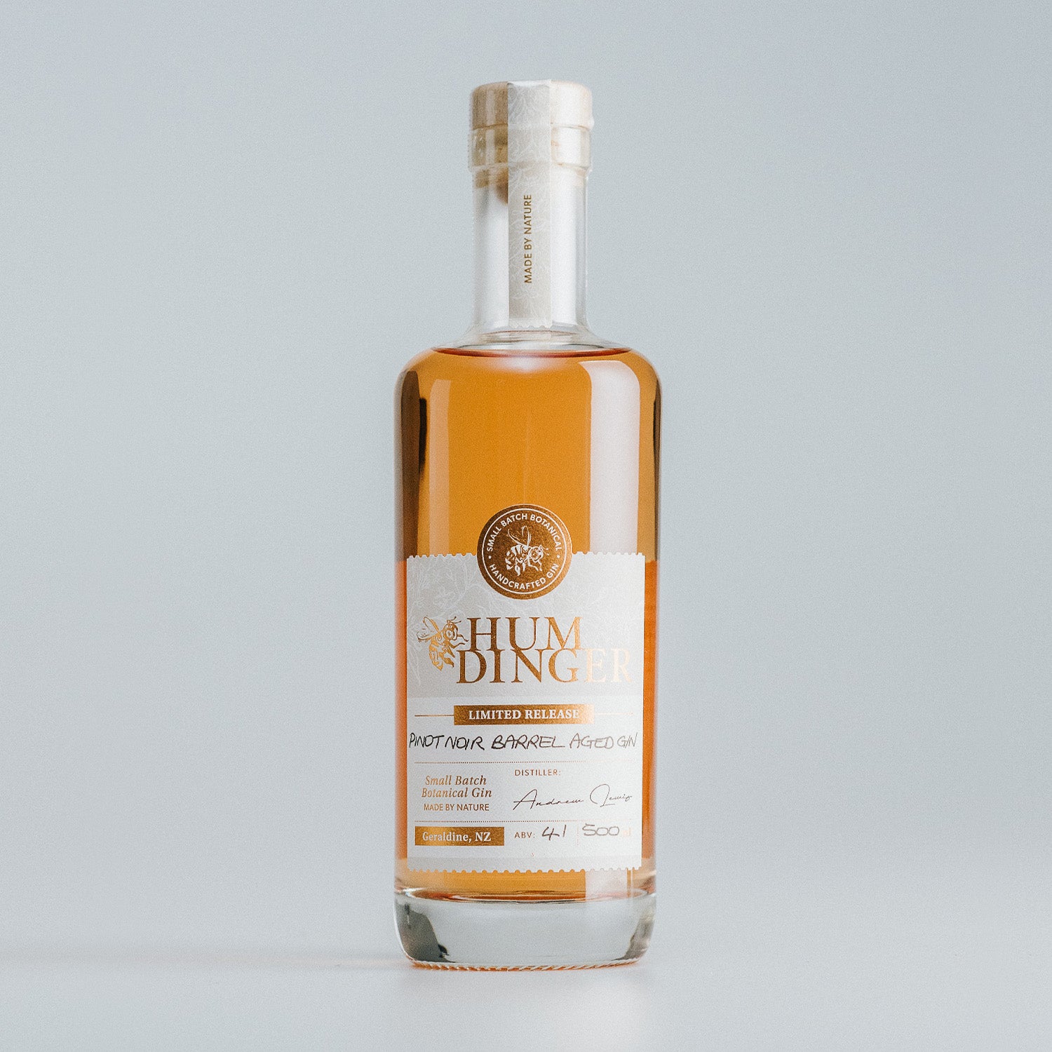 Humdinger NZ Pinot Noir Barrel Aged  Gin