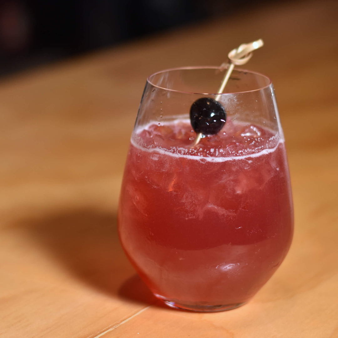 Humdinger Cherry Bramble gin cocktail