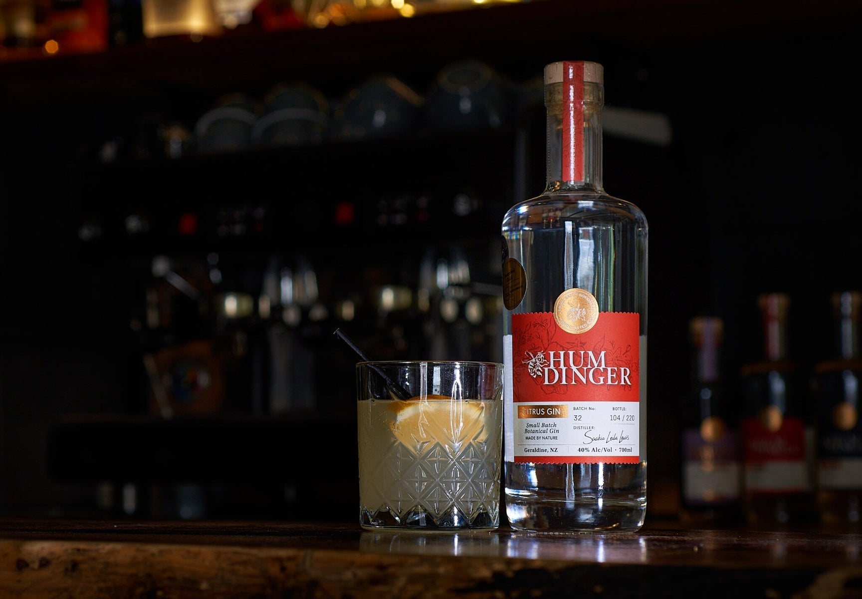 Humdinger Citrus Gin Foghorn cocktail