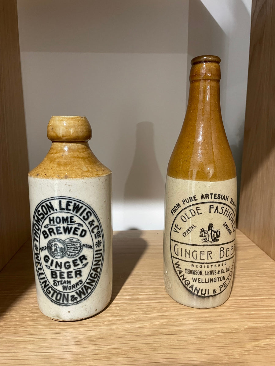 Geraldine Distillery family history bottles