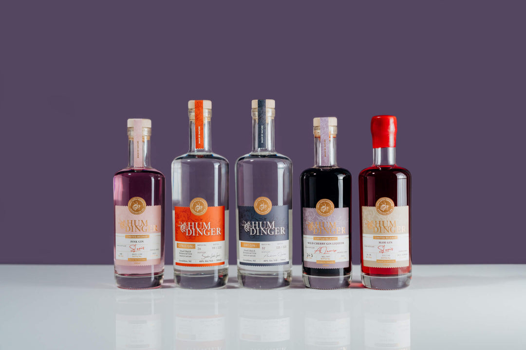Humdinger Gin lineup