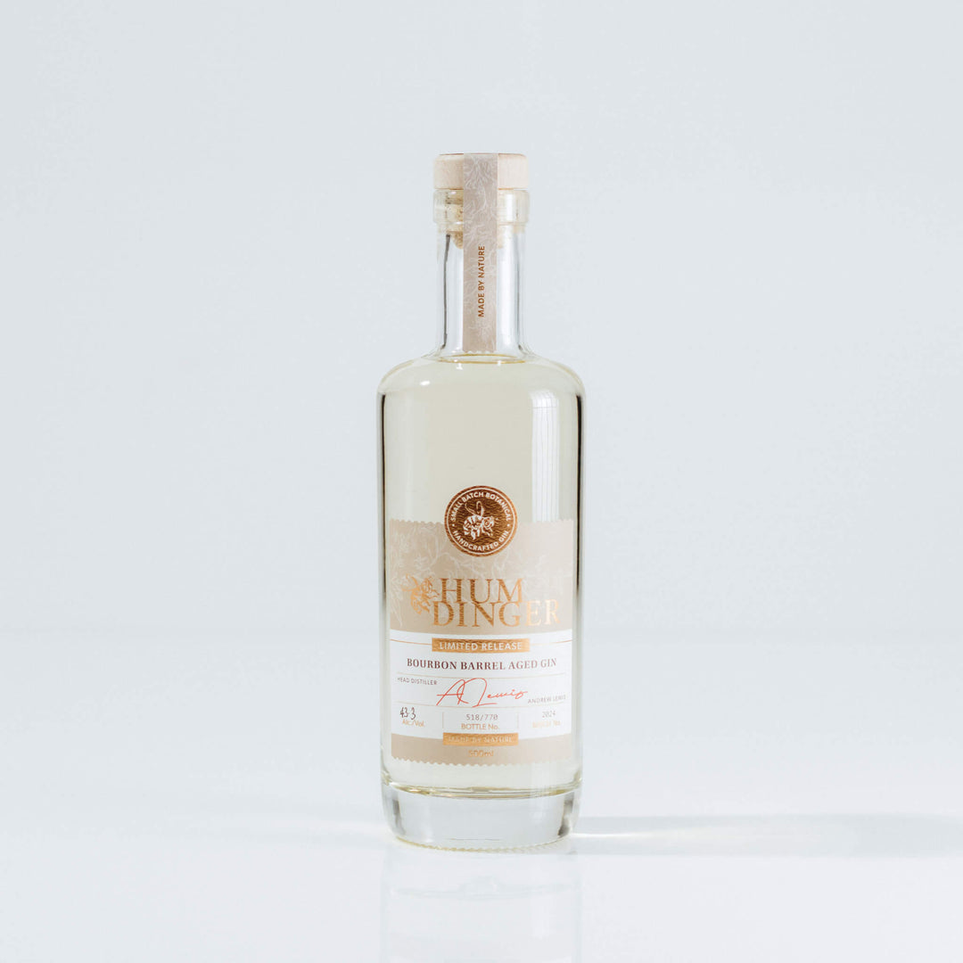 Humdinger Premium Bourbon Barrel Aged Gin from Geraldine NZ