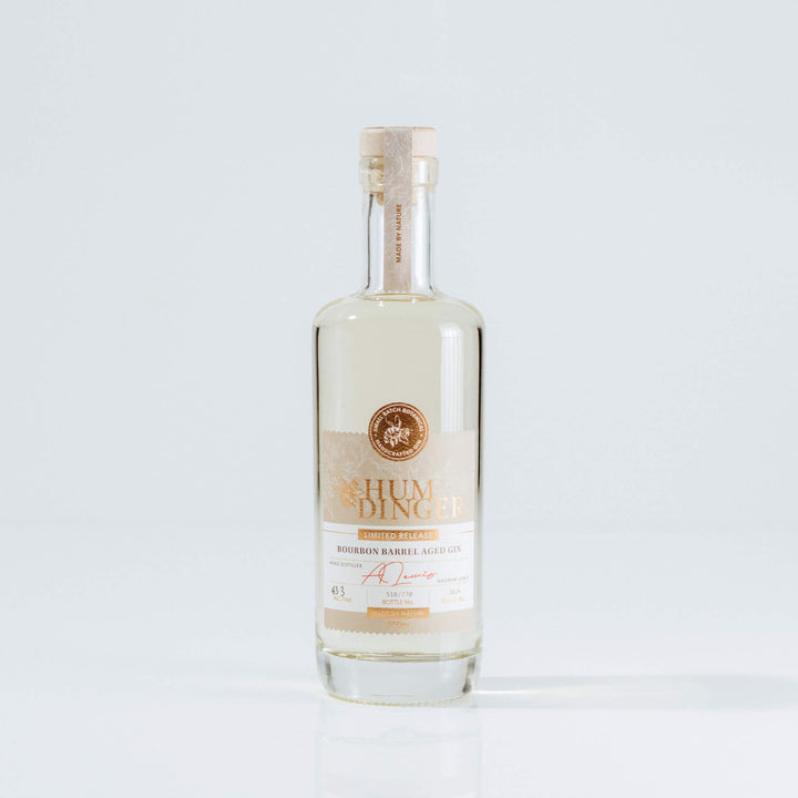 Humdinger Premium Bourbon Barrel Aged Gin from Geraldine NZ