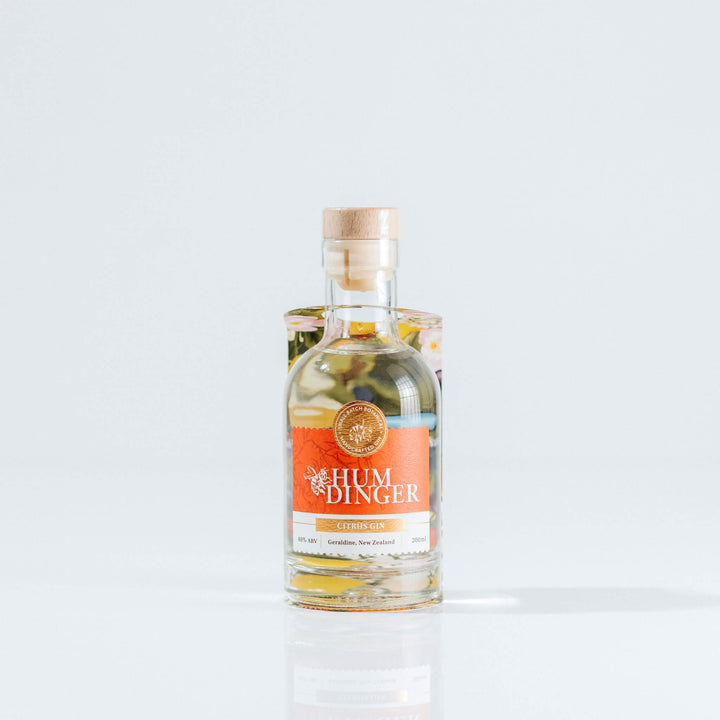 Humdinger Premium 200ml Citrus Gin from Geraldine NZ