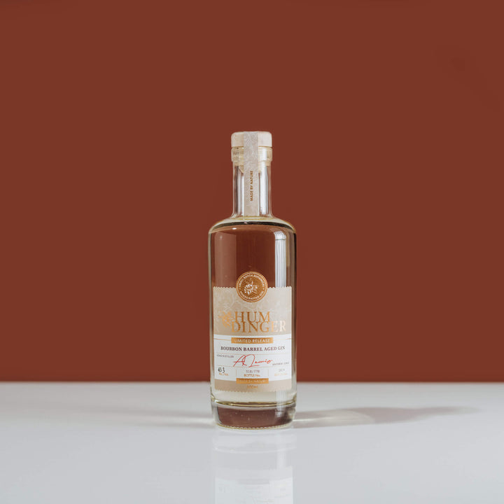 Humdinger Premium Bourbon Barrel Aged Gin from Geraldine NZ