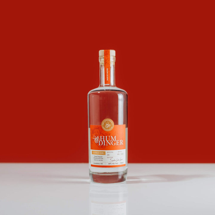 Humdinger Premium 700ml Citrus Gin from Geraldine NZ