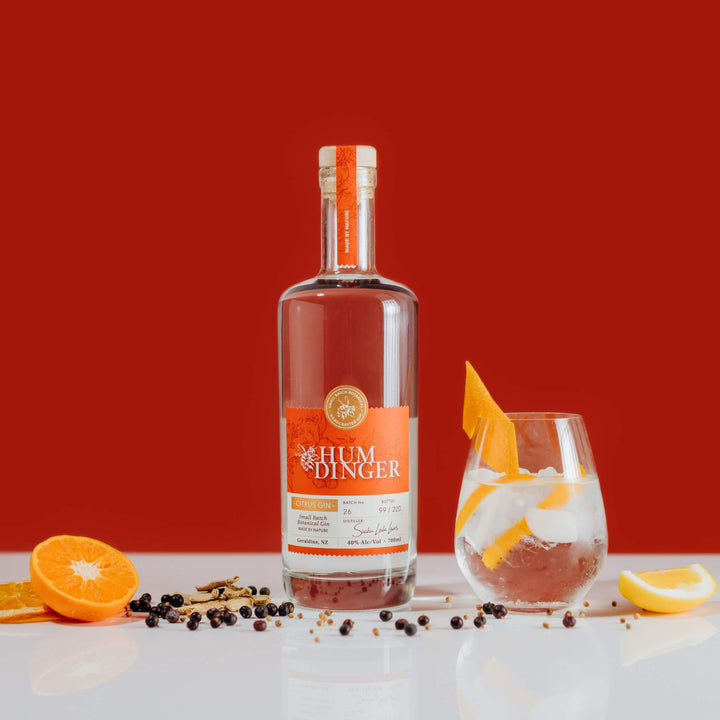 Geraldine Distillery Humdinger Citrus Gin bottle