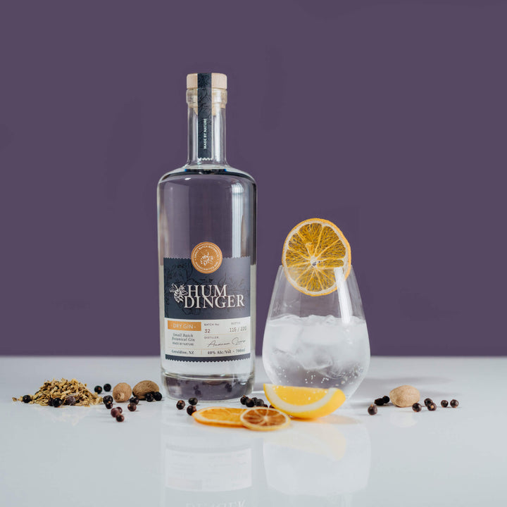 Geraldine Distillery Humdinger Dry Gin bottle