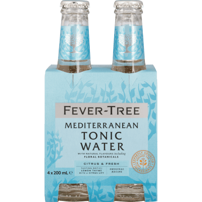 Fever Tree Mediterranean Tonic Water 4-pack