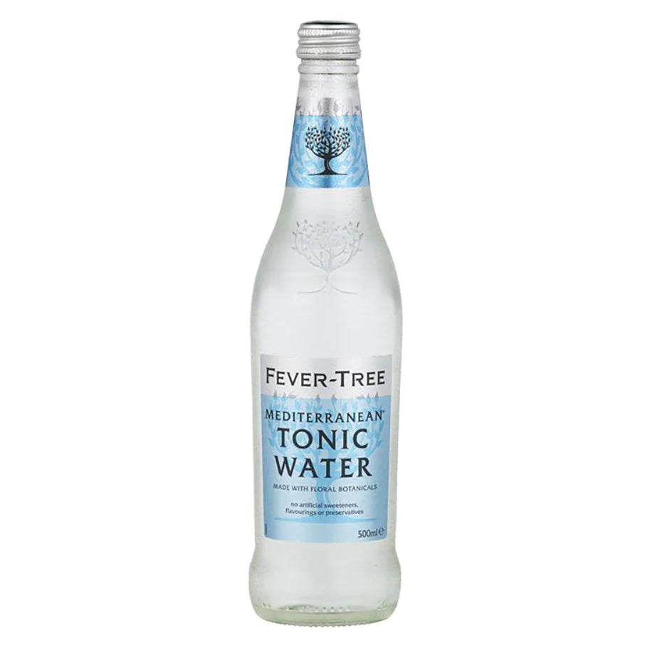 500ml bottle of Fever Tree Mediterranean Tonic Water