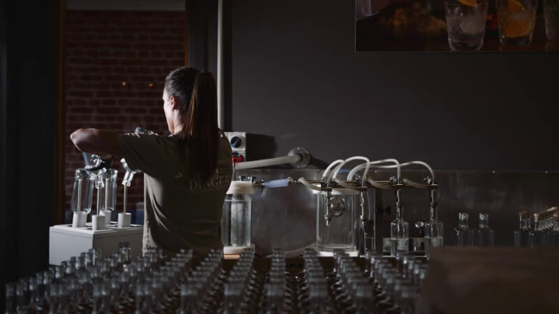 Contract distilling custom spirits at Geraldine Distillery
