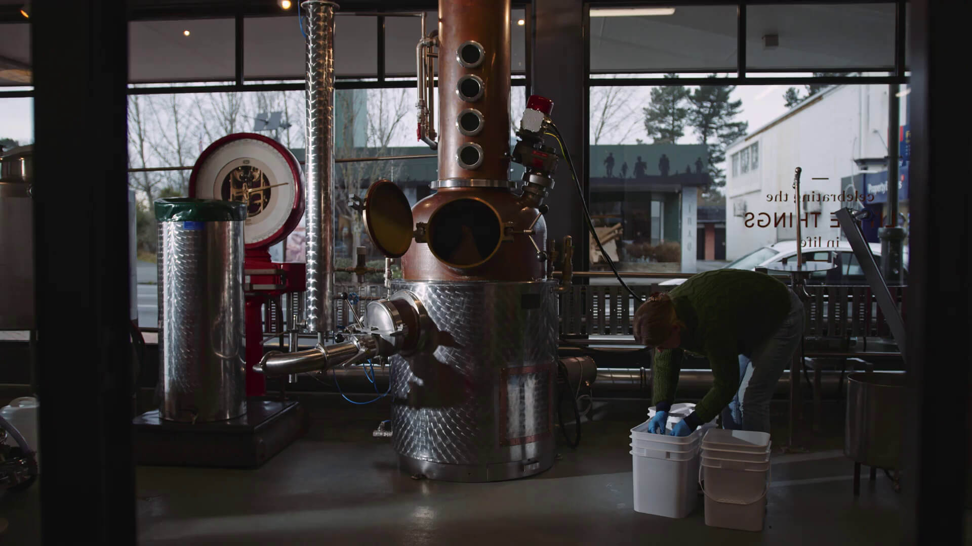 Contract distilling custom spirits at Geraldine Distillery