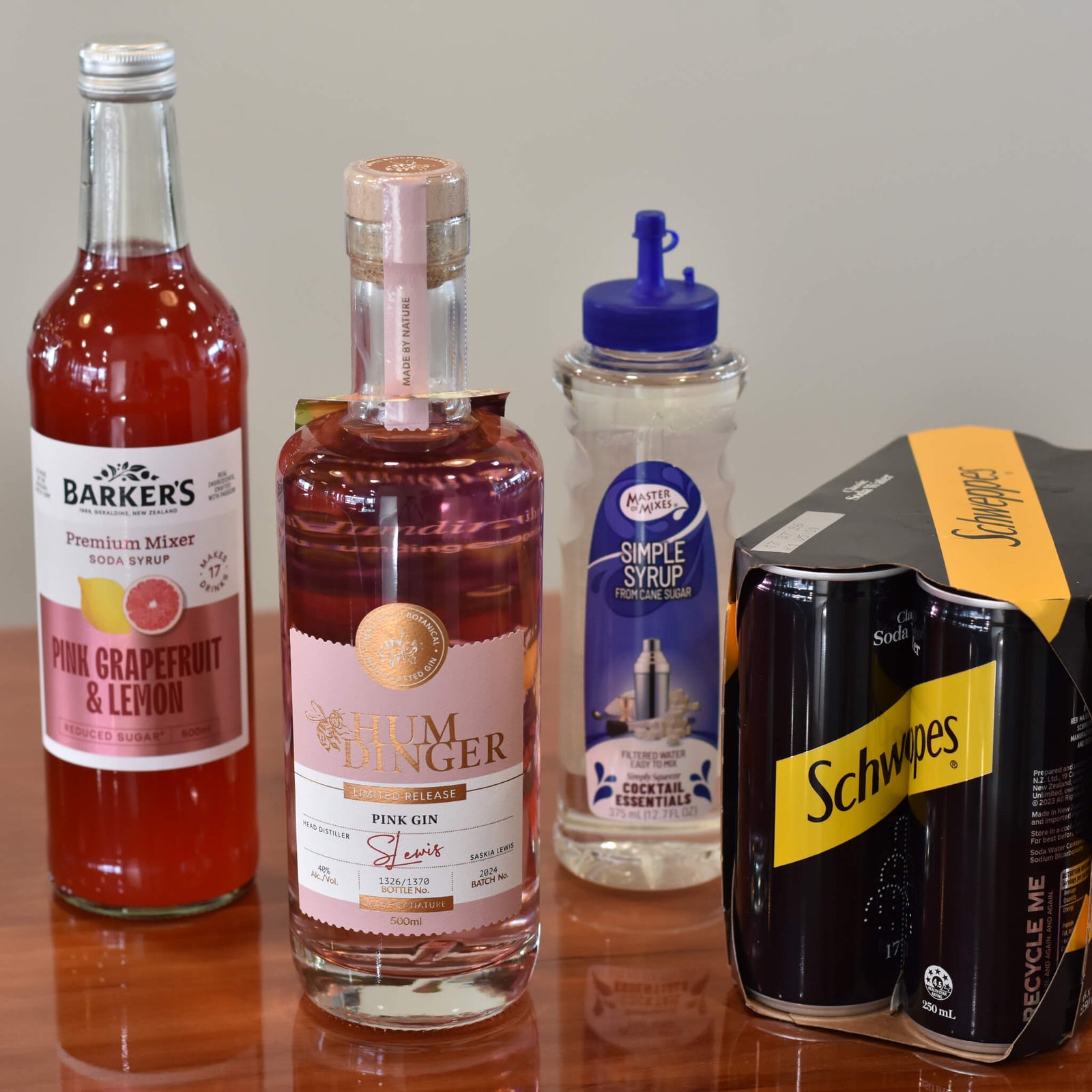 Pink Gin Cocktail from Humdinger NZ Gin