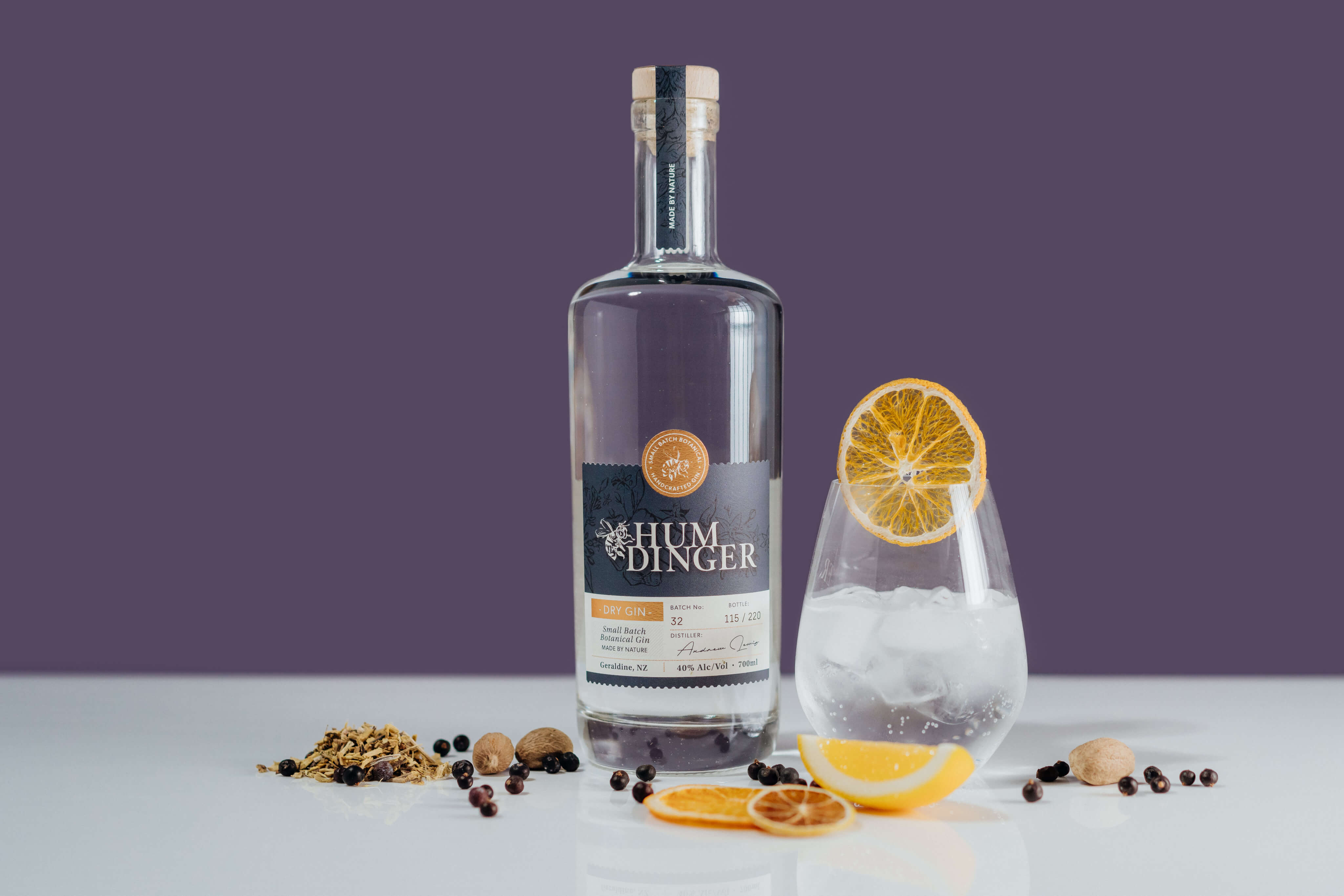 Humdinger Craft NZ Dry Gin