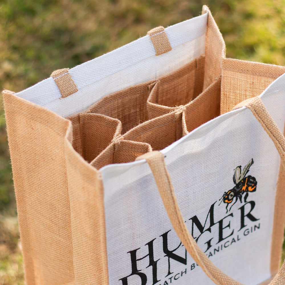 Humdinger NZ Gin Jute Bag Insert in Geraldine