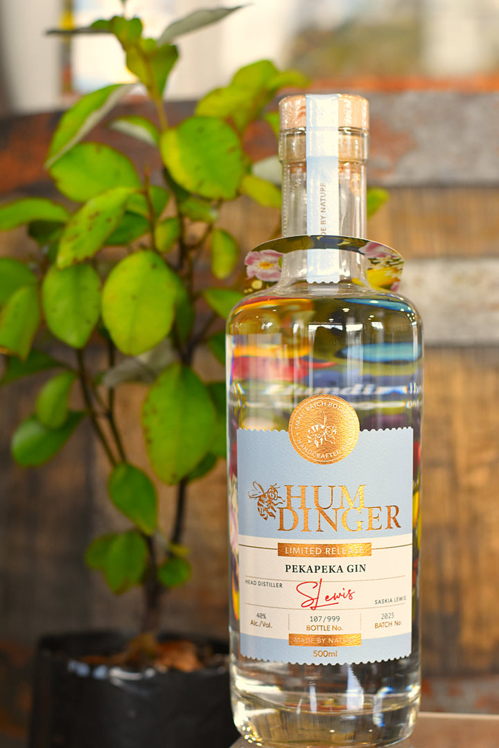 Pekapeka gin featuring horopito from Humdinger in Geraldine