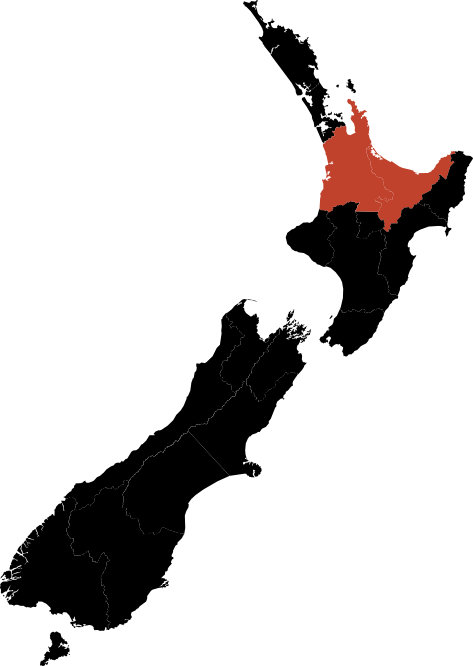 NZ Map of Regions and Humdinger Gin Stockists