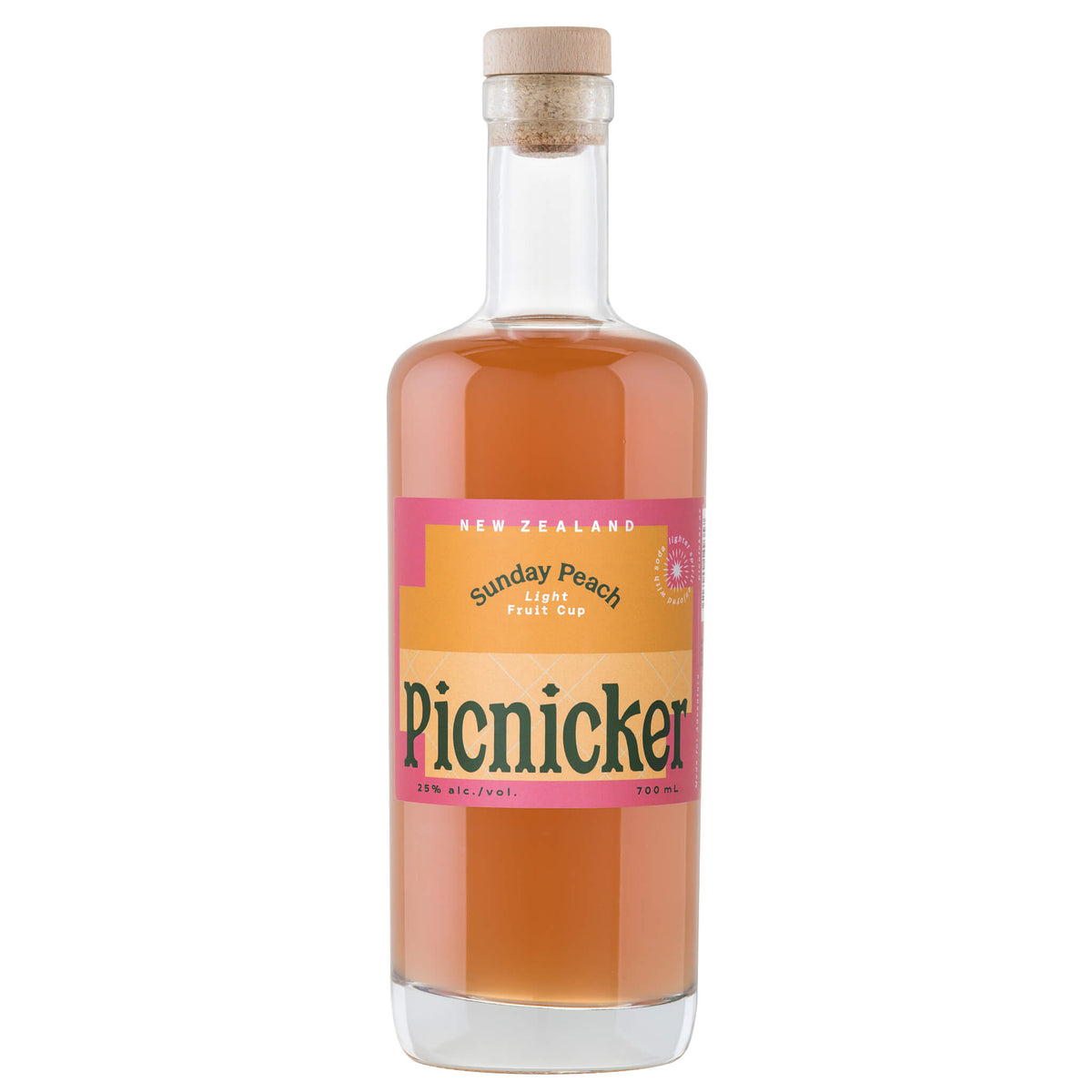 New Zealand Fruit Cup - Picnicker Sunday Peach from Geraldine Distillery