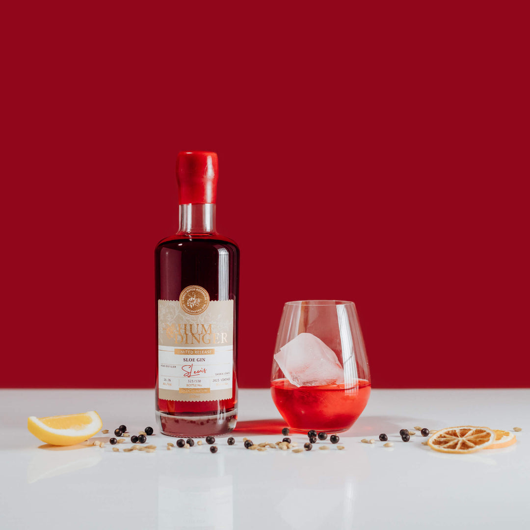 Geraldine Distillery Humdinger Sloe Gin bottle