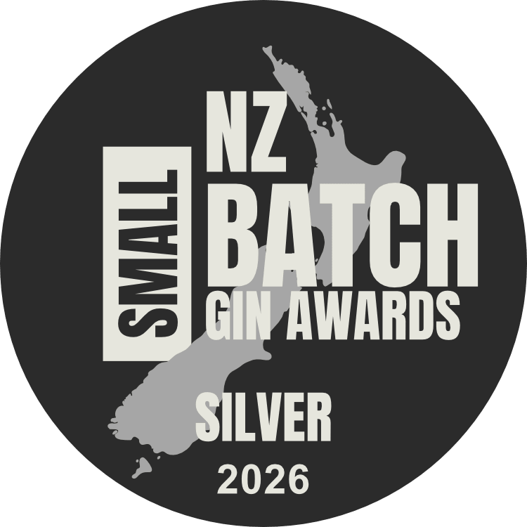 Silver medal citrus gin from the 2026 NZ Small Batch Gin Awards