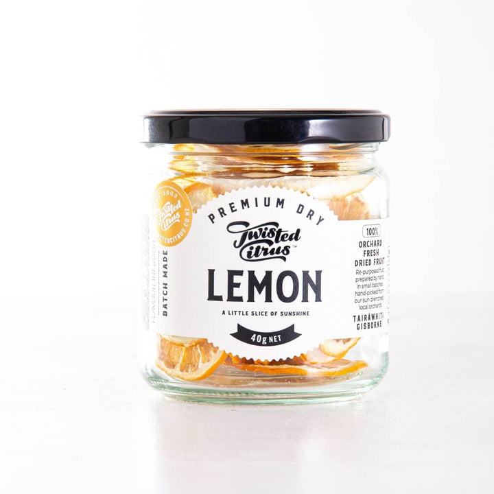 Twisted Citrus Dried Lemon Gin Garnish