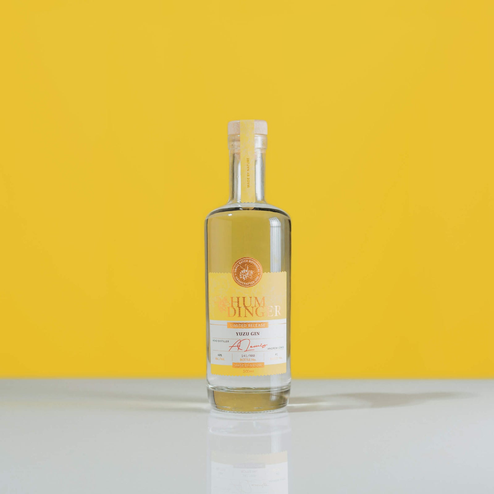 Humdinger Premium Yuzu Gin from Geraldine NZ