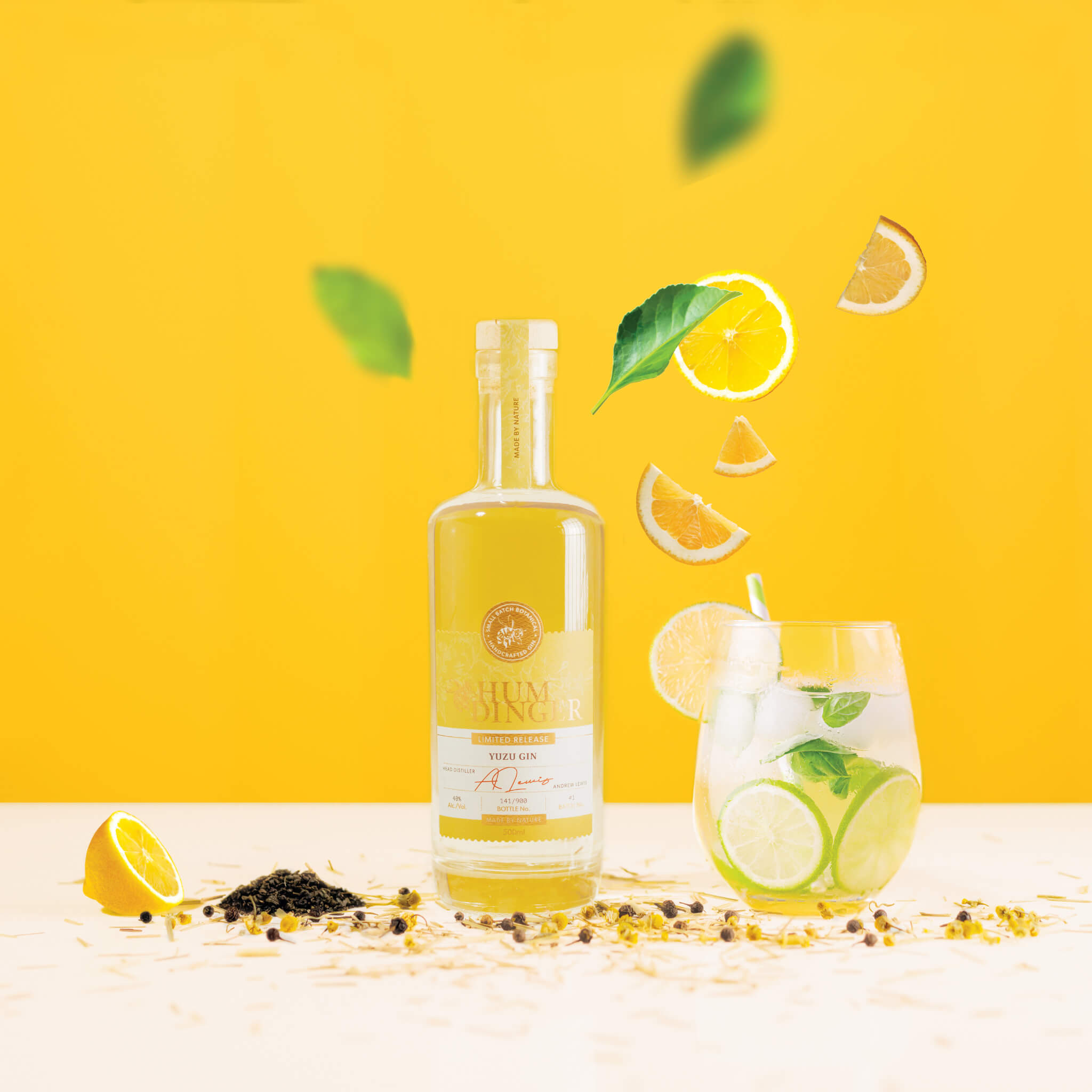 Humdinger Yuzu Gin NZ Gin Humdinger Gin