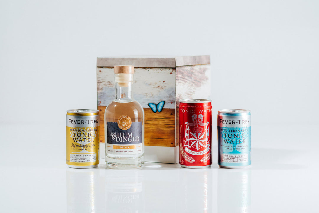 Humdinger Gin Gift Box with NZ Craft Gin from Geraldine