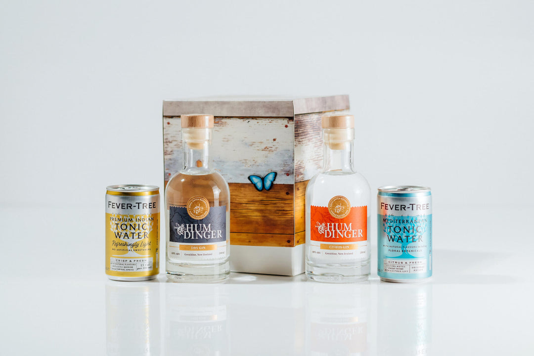 Humdinger Gin Gift Box with NZ Craft Gin from Geraldine