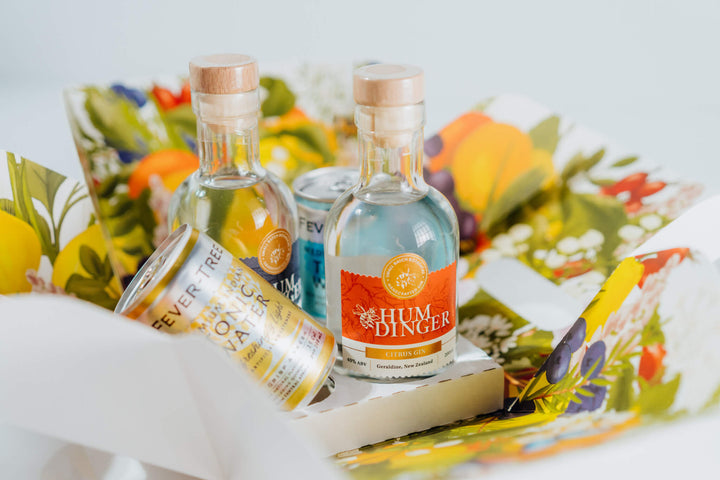 Humdinger Gin Gift Box with Craft NZ Gin from Geraldine
