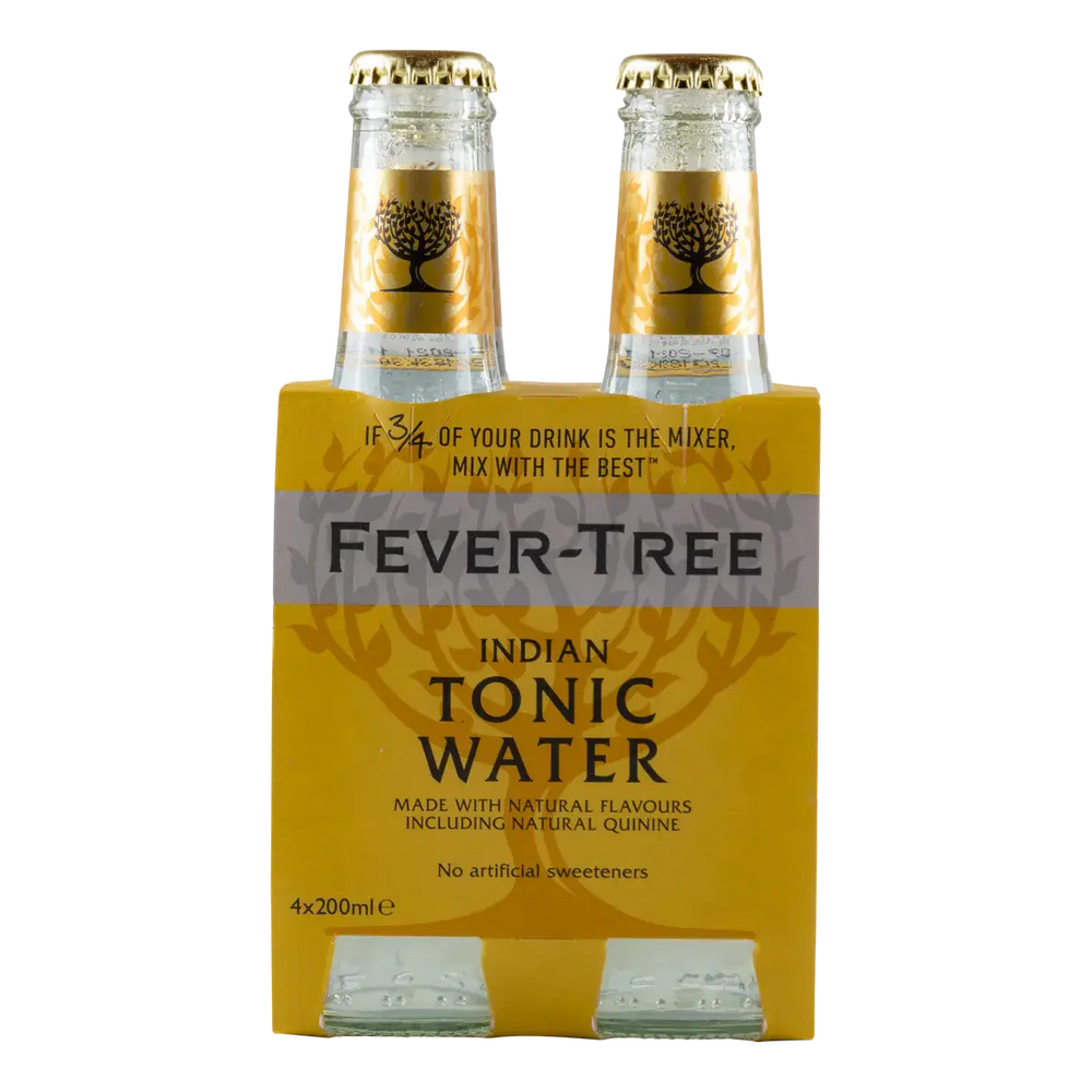 Fever Tree Indian Tonic Water Gin Mixer 4-pack