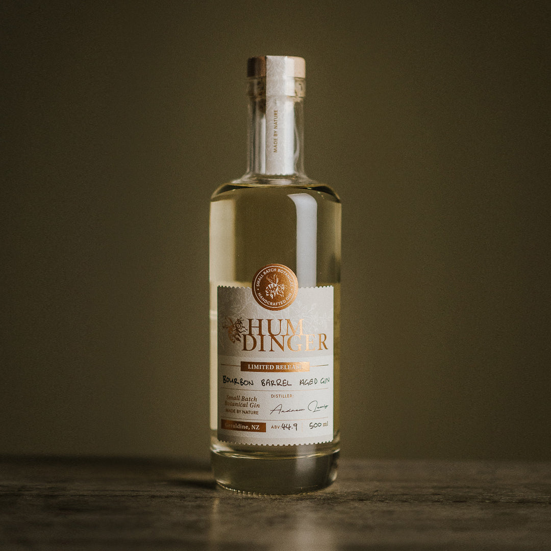 Humdinger Kentucky Bourbon Barrel Aged Craft NZ Gin
